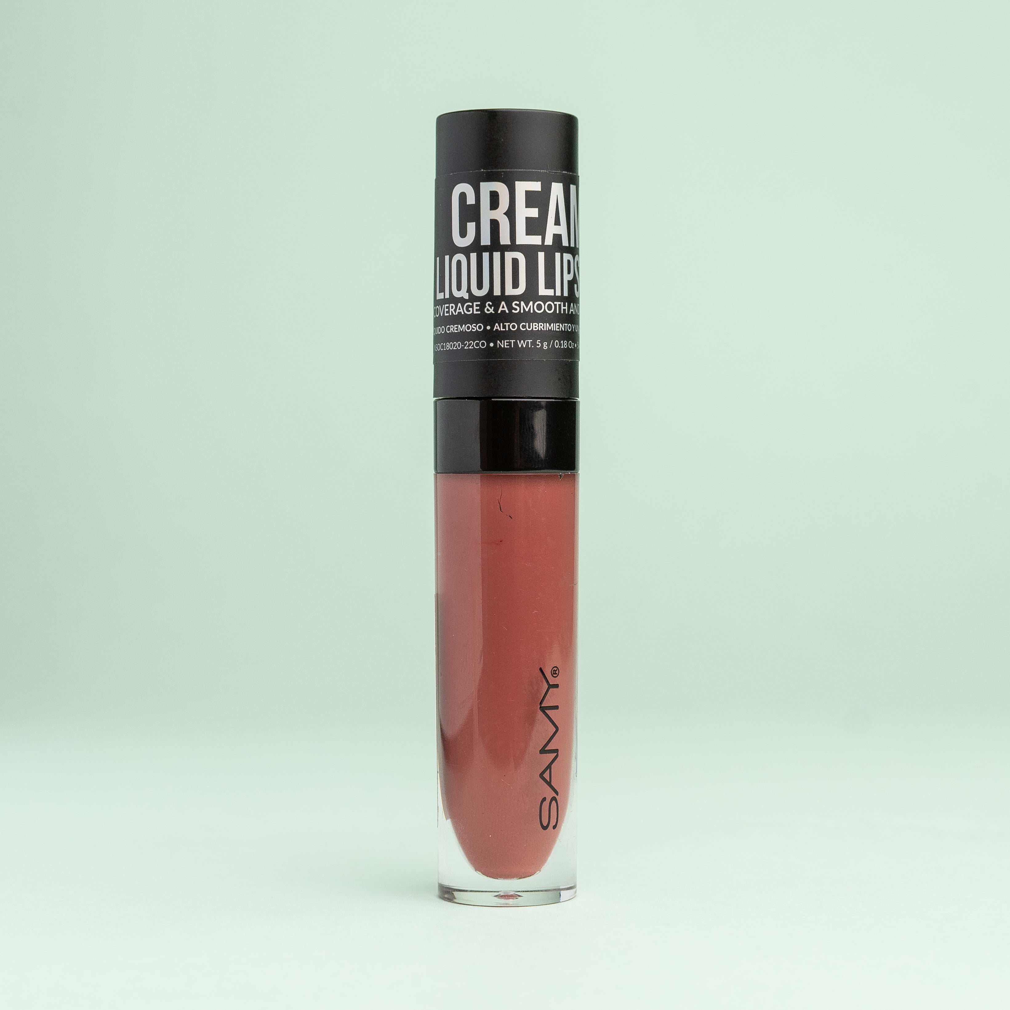 Labial Líquido Cremoso SAMY – Tono 04 MOCHA (5g)
