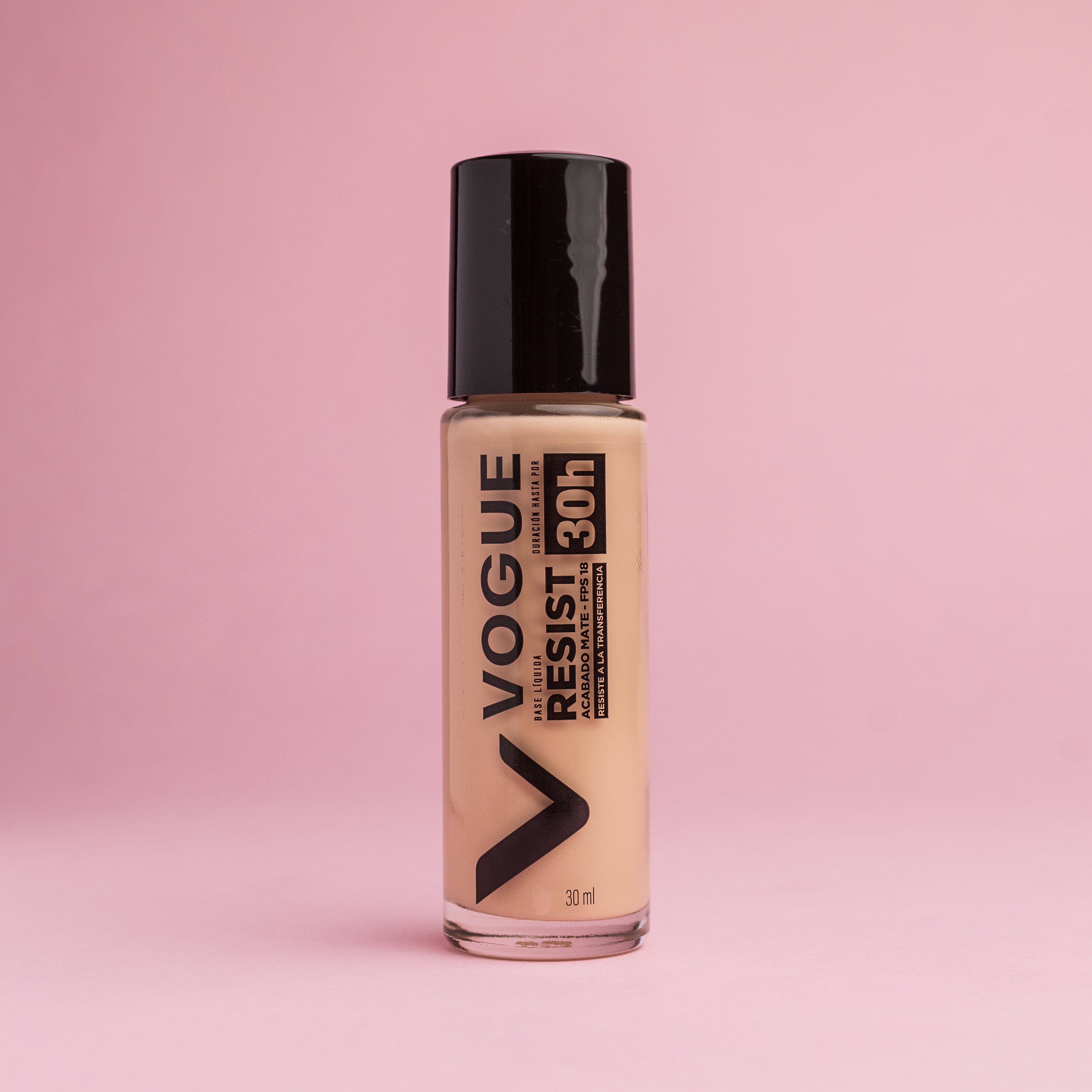 Base Líquida Vogue Resist 30h – Tono Crema (30 ml / 1.01 oz)