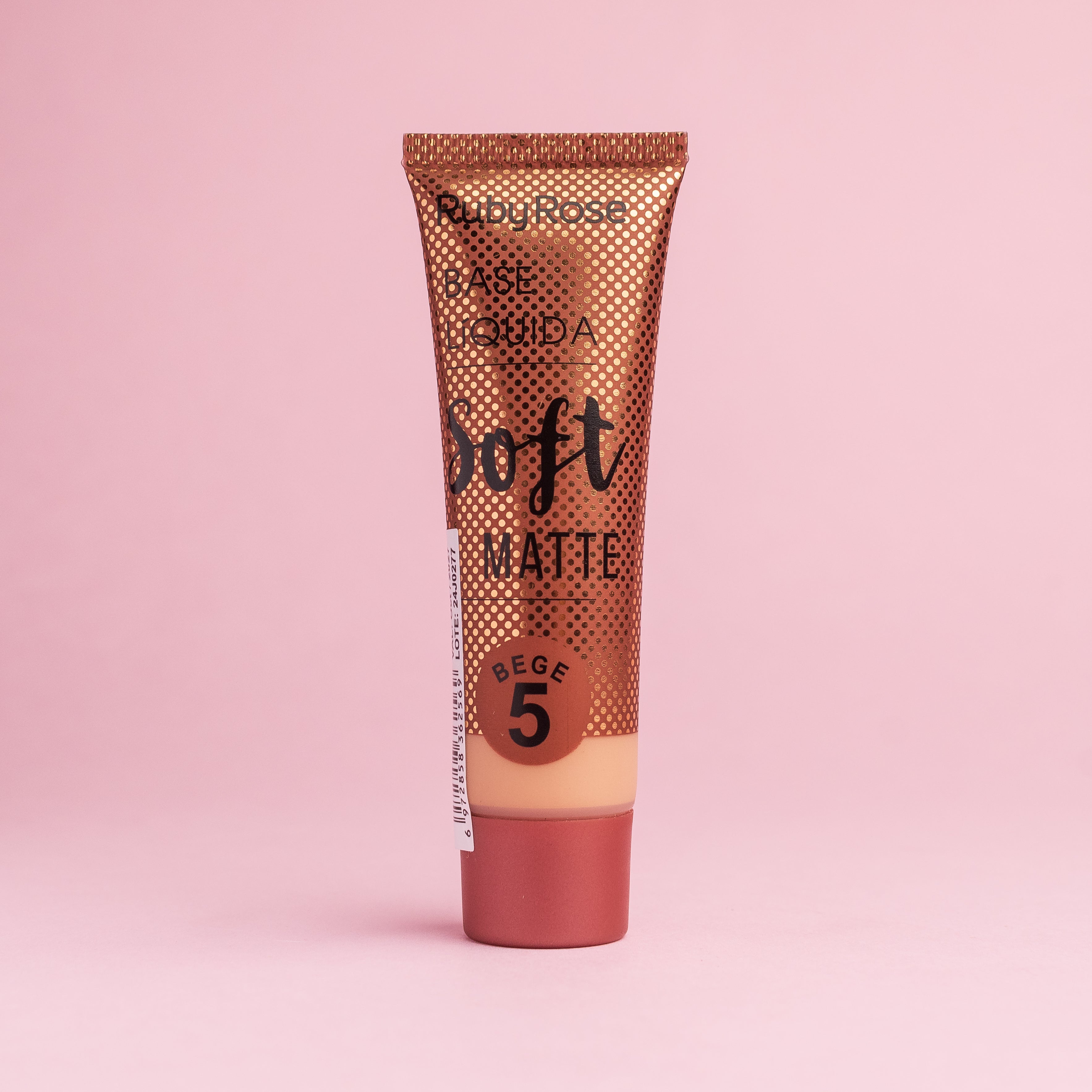 Base Líquida Ruby Rose Soft Matte – Tono Bege 5 (29 ml / 0.98 oz)