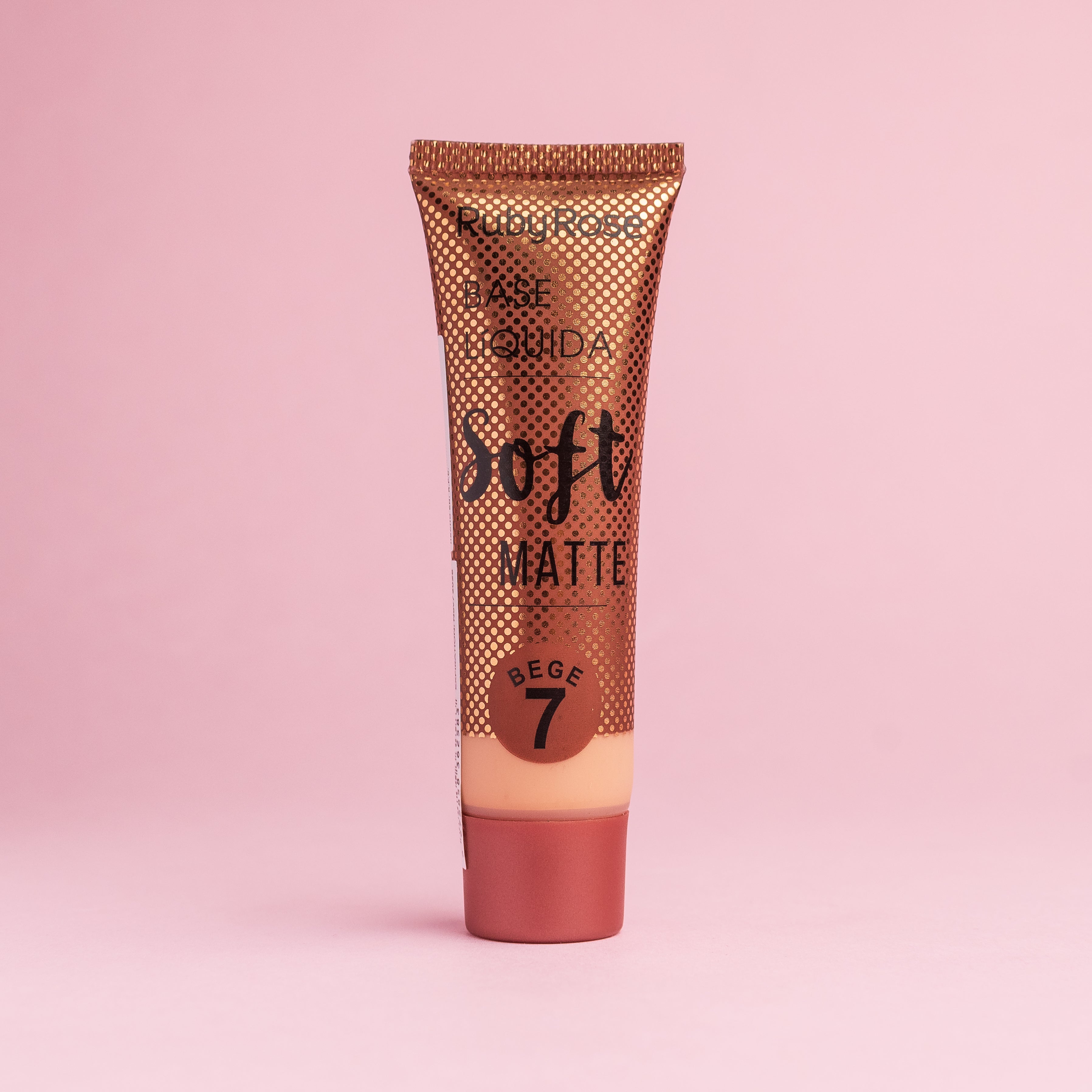 Base Líquida Ruby Rose Soft Matte – Tono Bege 7 (29 ml / 0.98 oz)