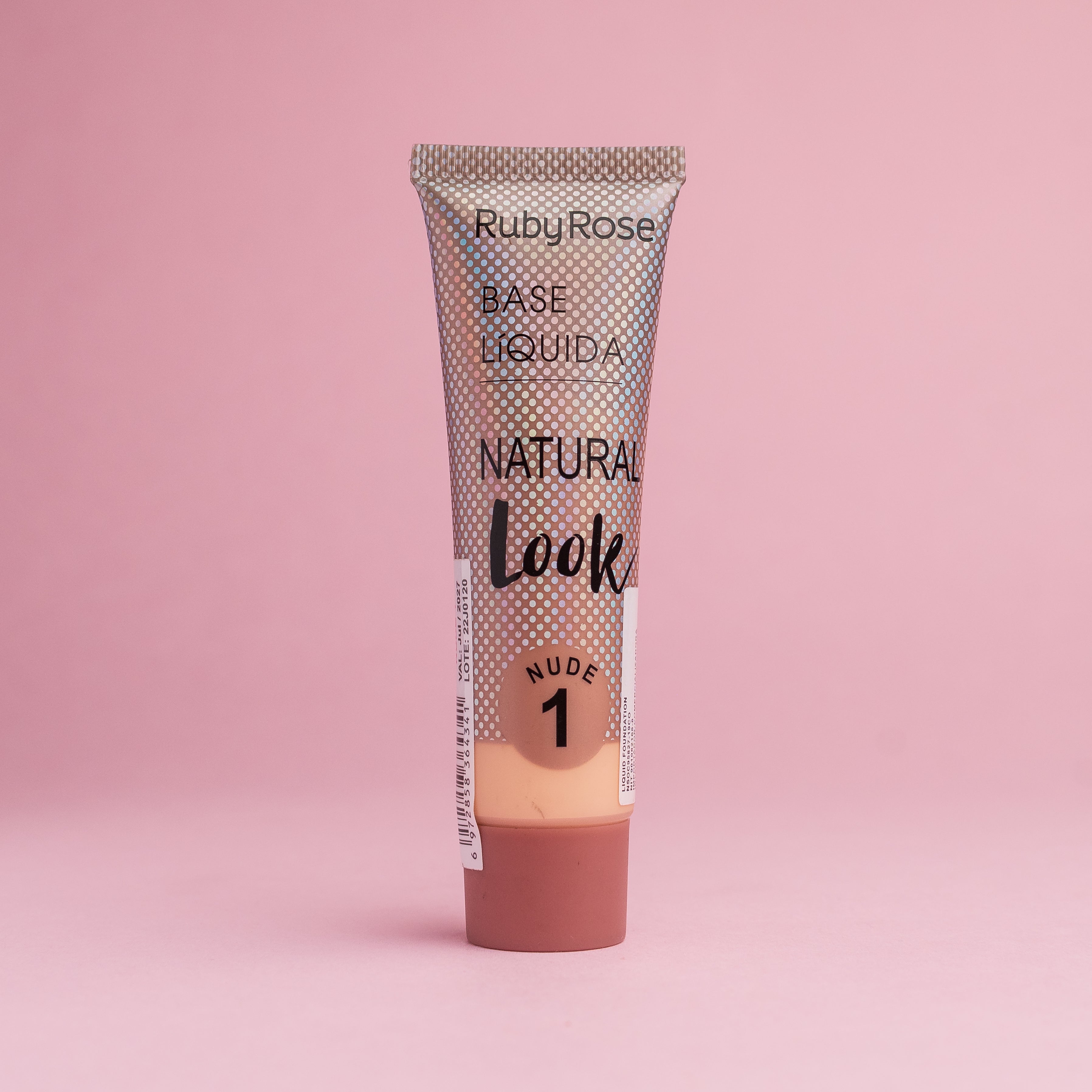 Base Líquida Ruby Rose Natural Look – Tono Nude 1 (29 ml / 0.98 oz)