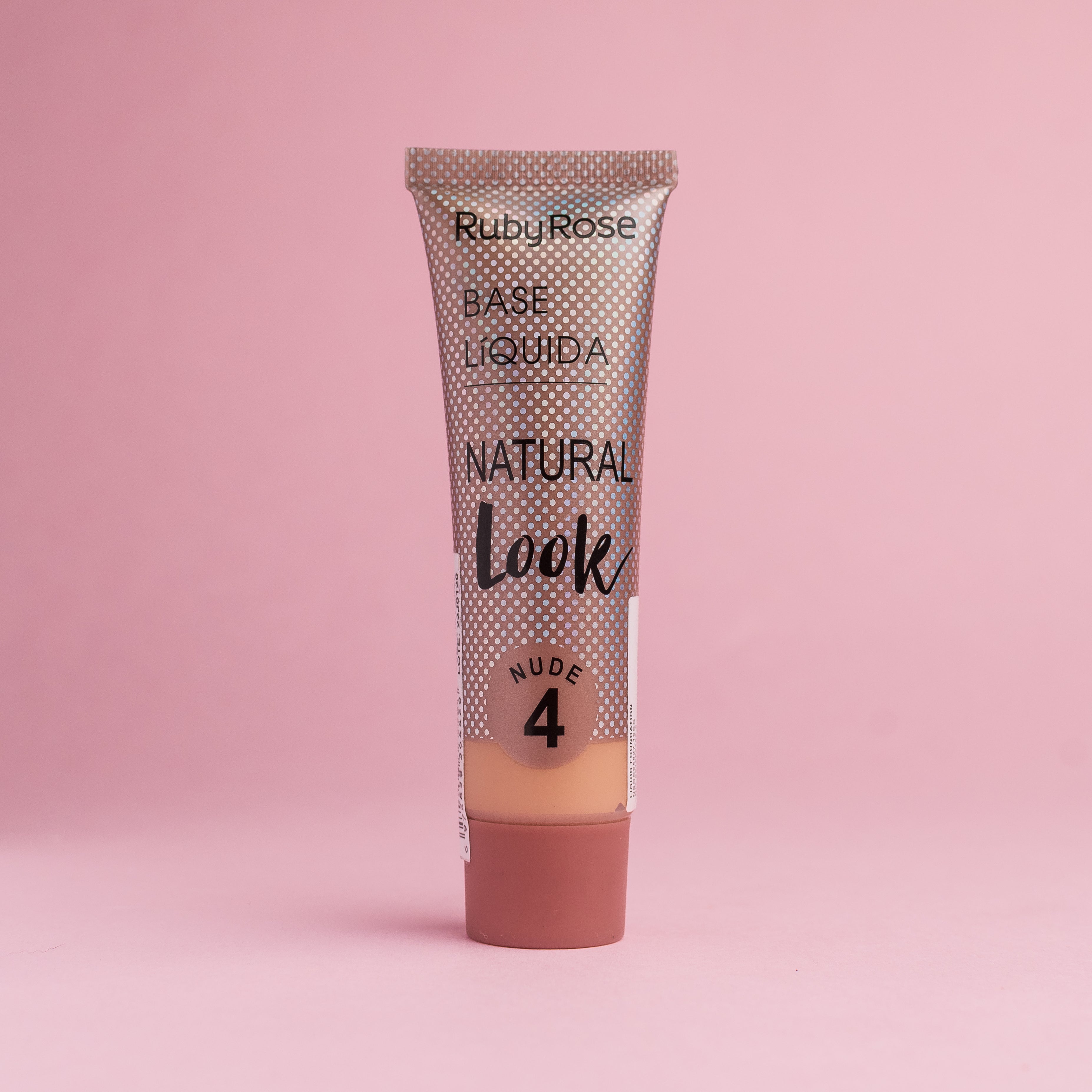 Base Líquida Ruby Rose Natural Look – Tono Nude 4 (29 ml / 0.98 oz)