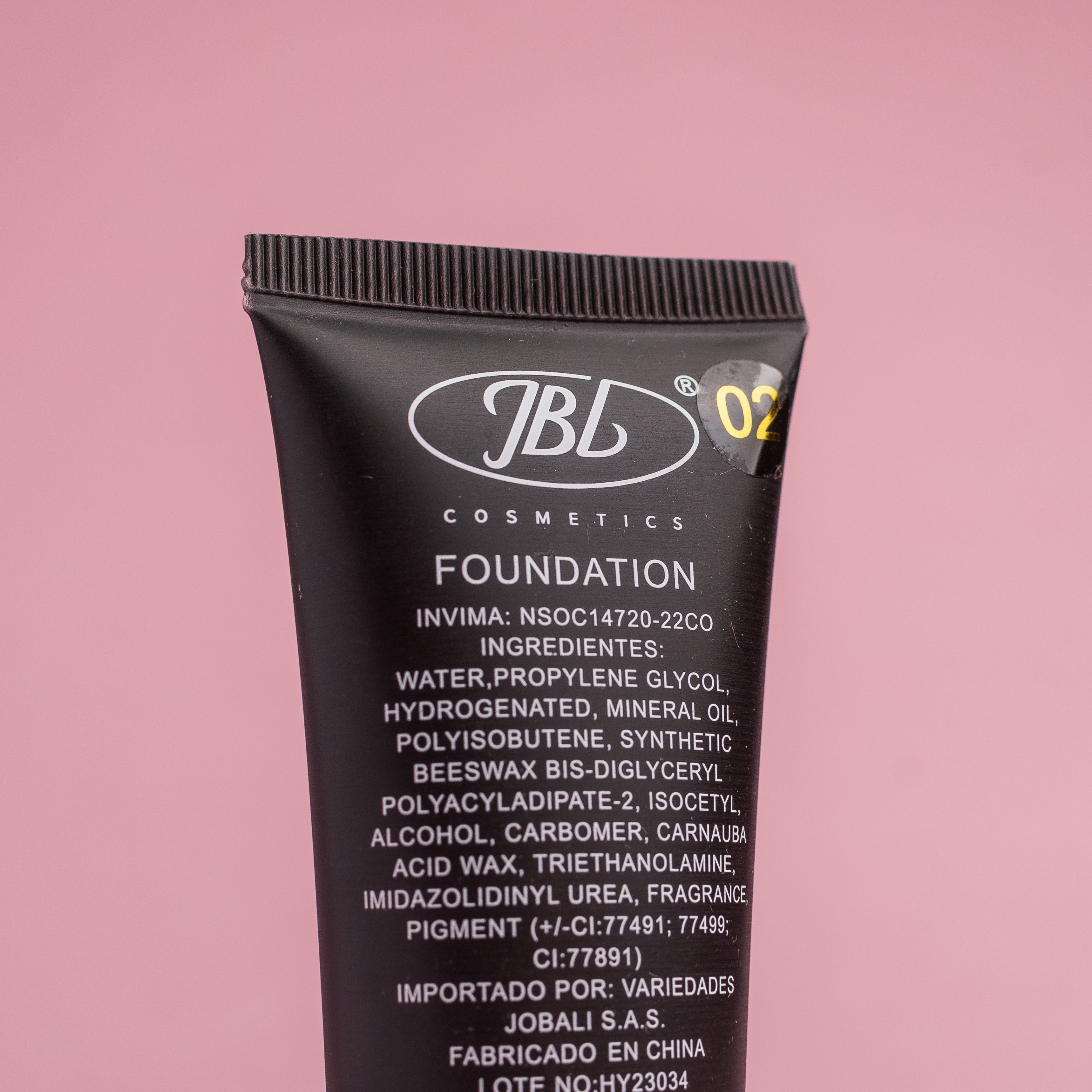 Base Líquida JBL Foundation – Cobertura Uniforme 02 (36 ml / 1.22 oz)