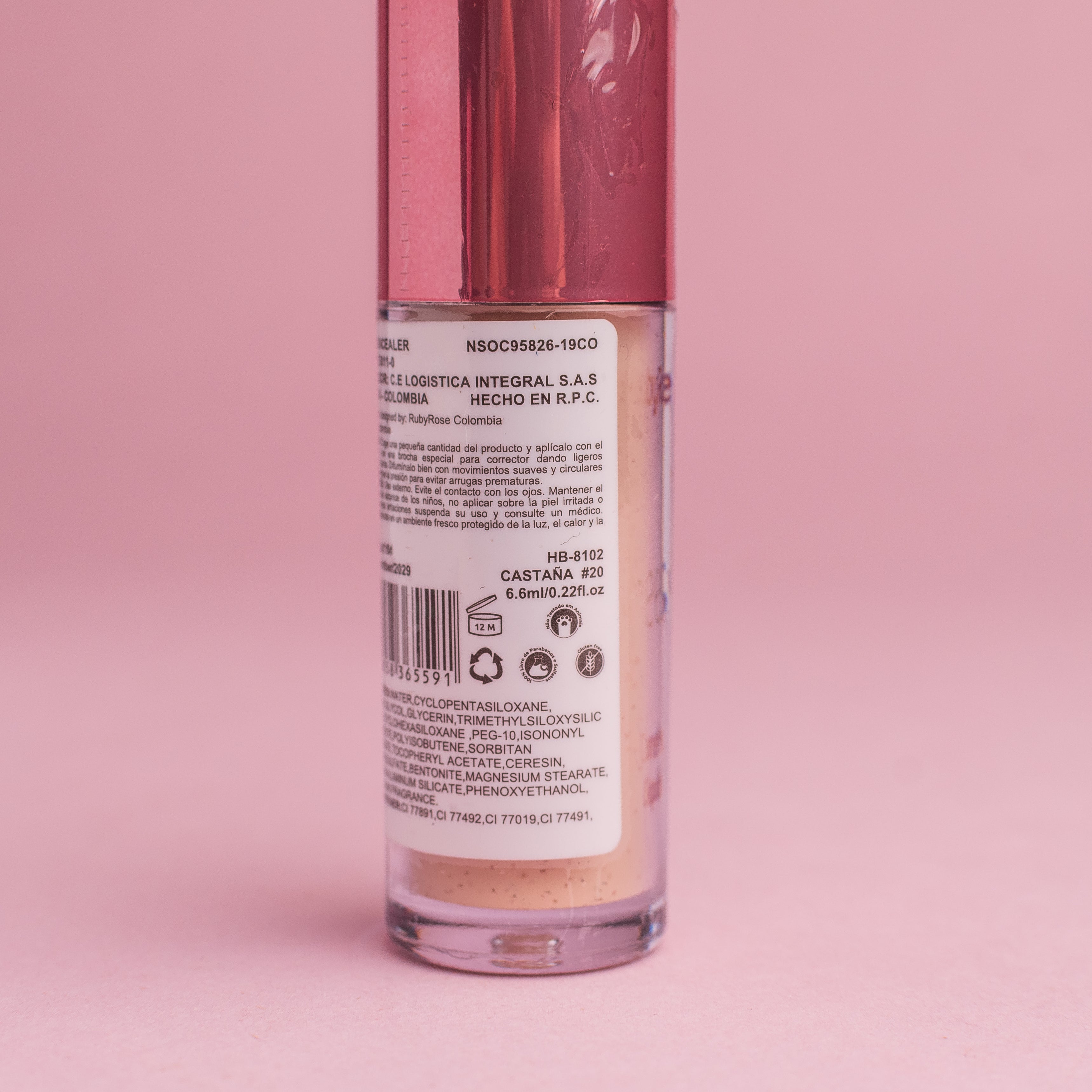 Corrector Liquido Ruby Rose Feels Castaña 6,6ml