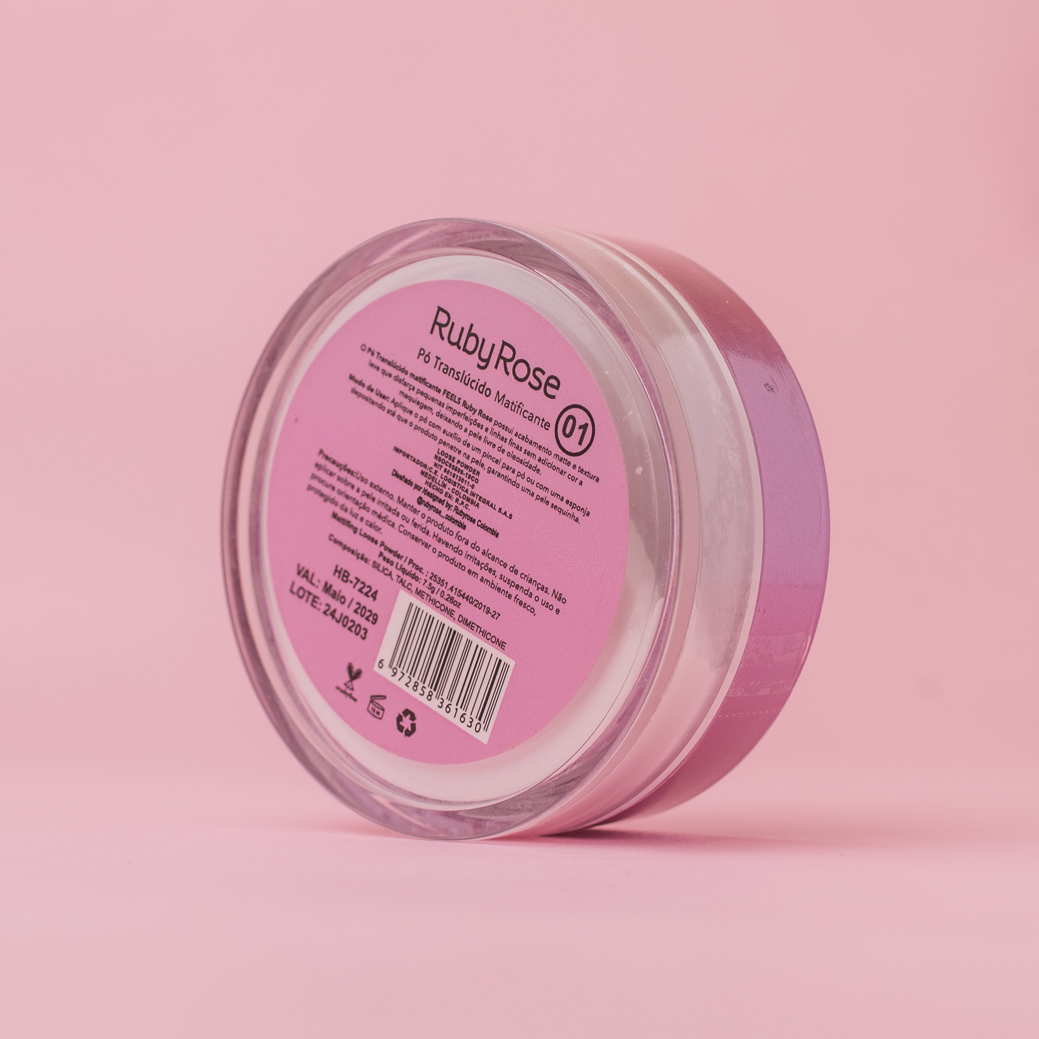 Polvo Traslucido Ruby Rose Tono 1 7,5g
