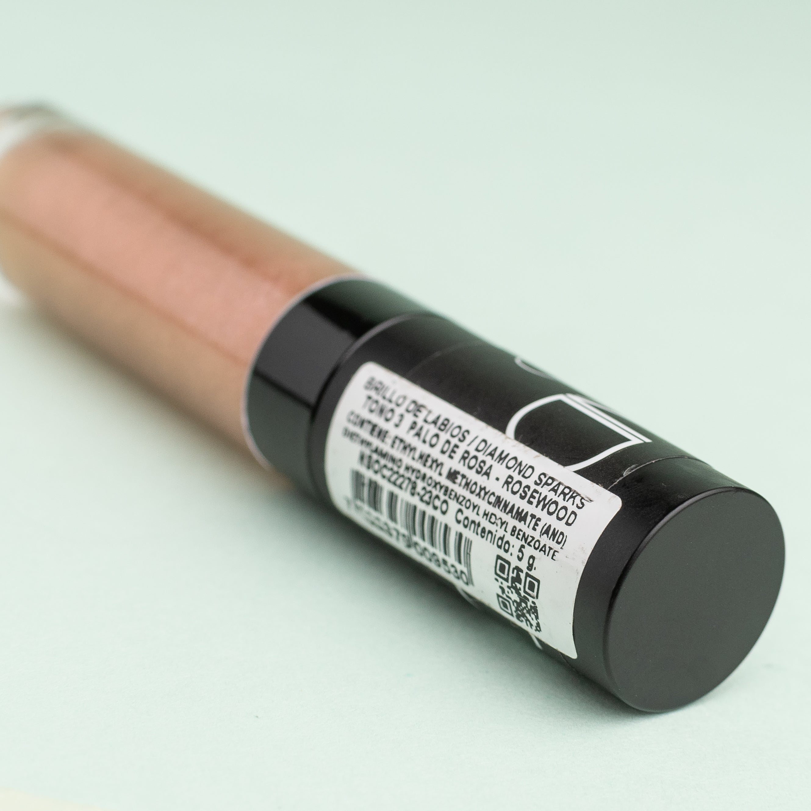 Brillo Labial SAMY Diamond Sparks - Tono 03 Palo de Rosa (Rosewood) | 5g