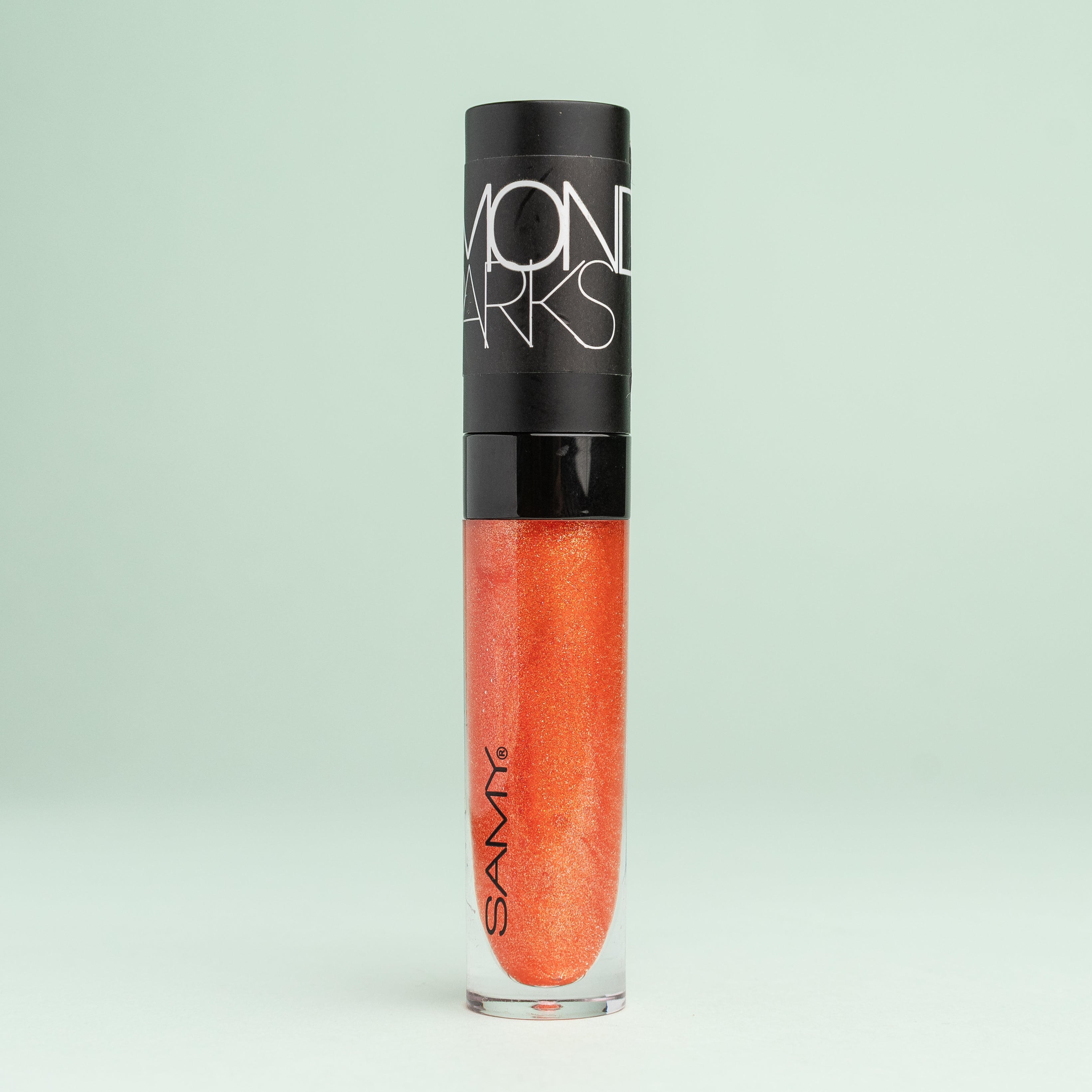 Brillo Labial Diamond Sparks SAMY - Tono 01 Melocotón Plata (Silver Peach) | 5g