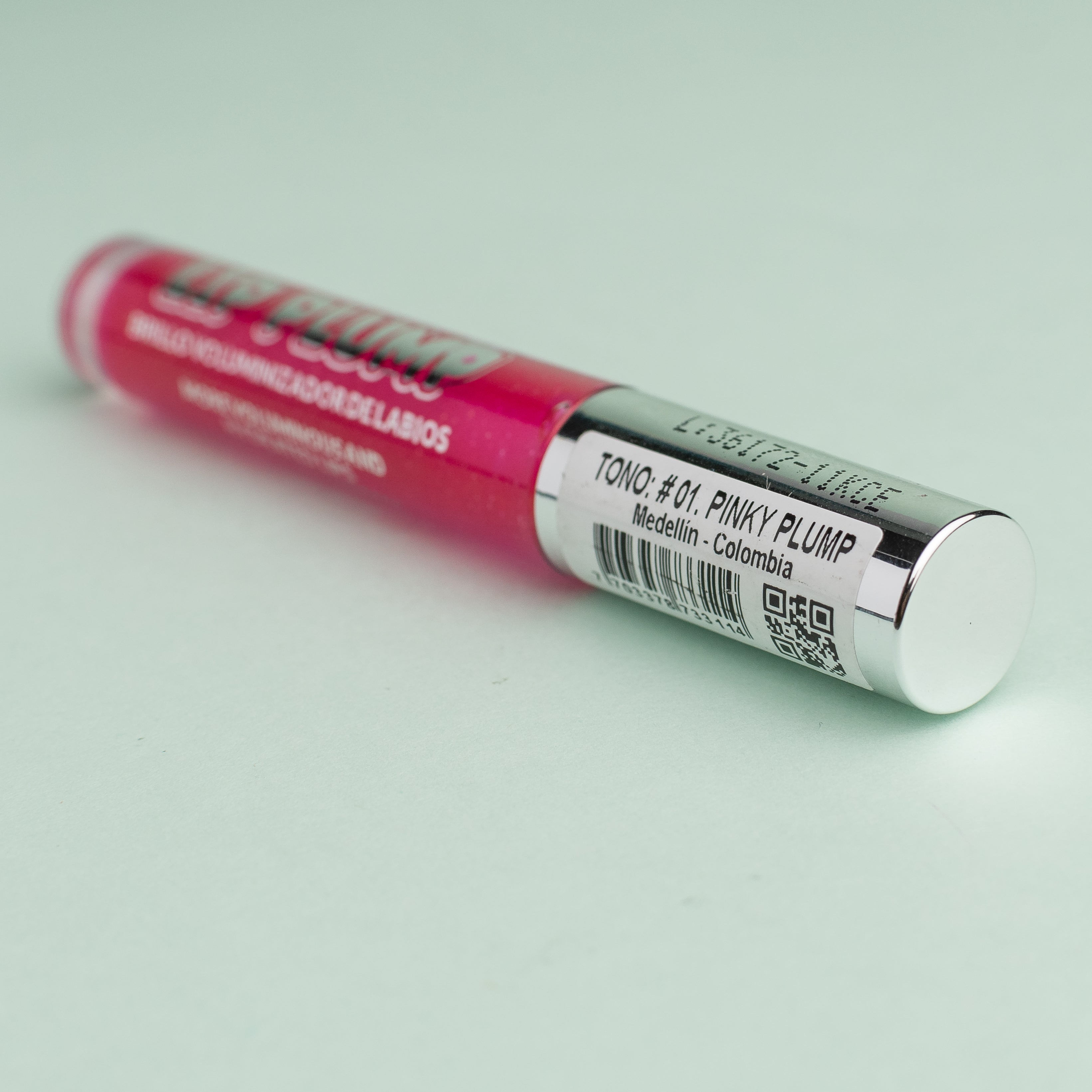 Brillo Voluminizador de Labios SAMY – Tono 01 Pinky Plump | 3g
