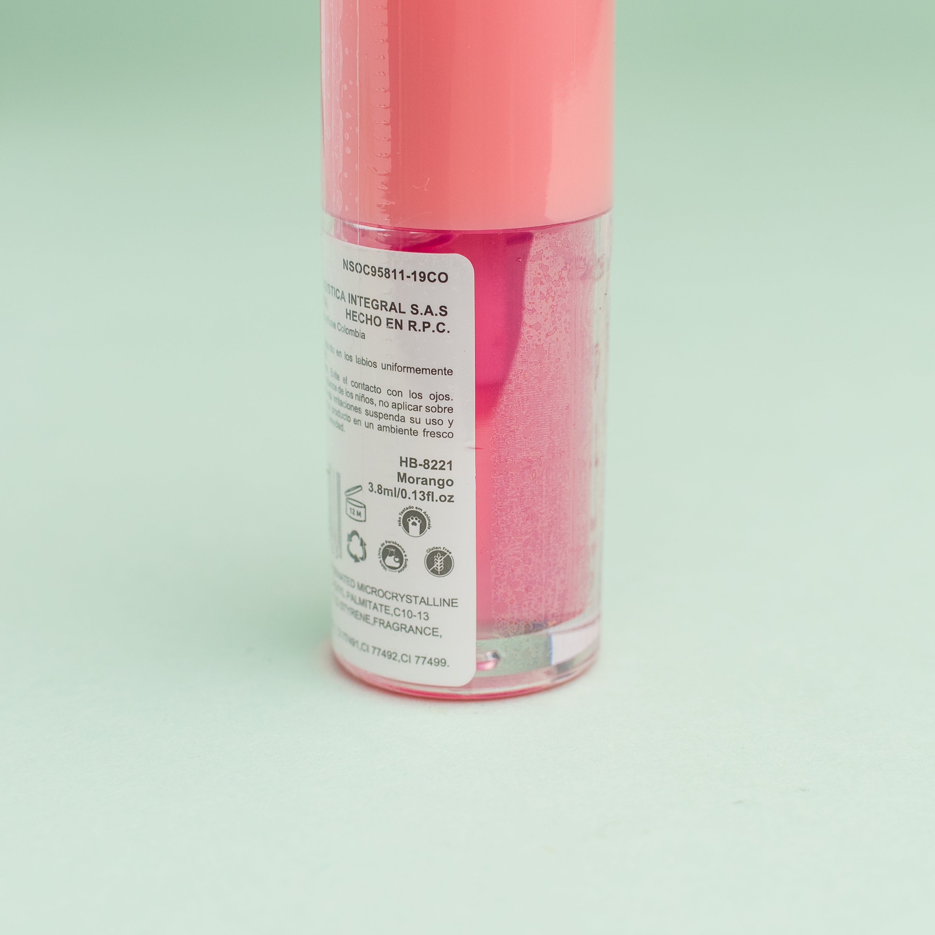 Brillo Labial Ruby Rose Lip Oil Morango 3,8ml