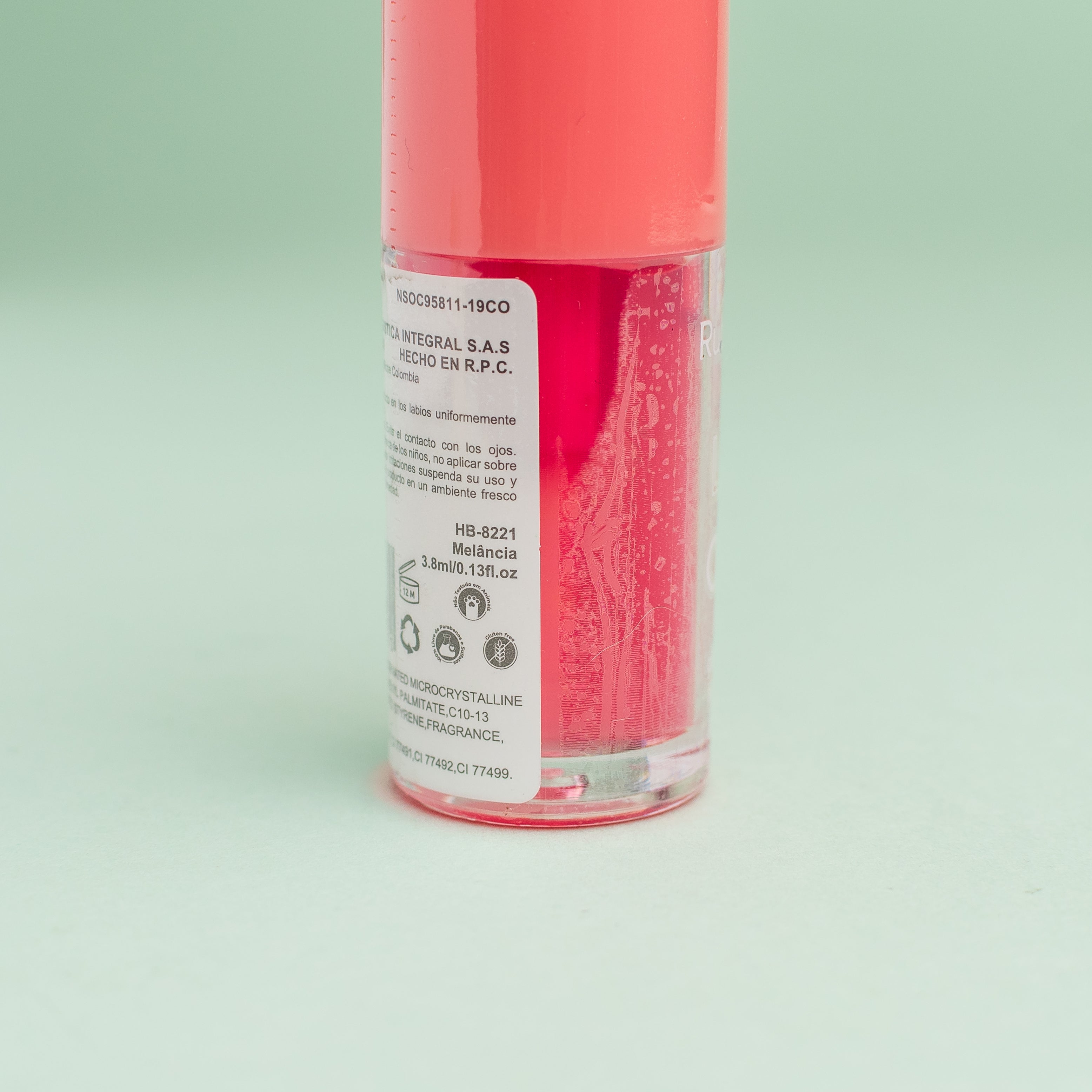 Brillo Labial Ruby Rose Lip Oil Melancia 3,8ml