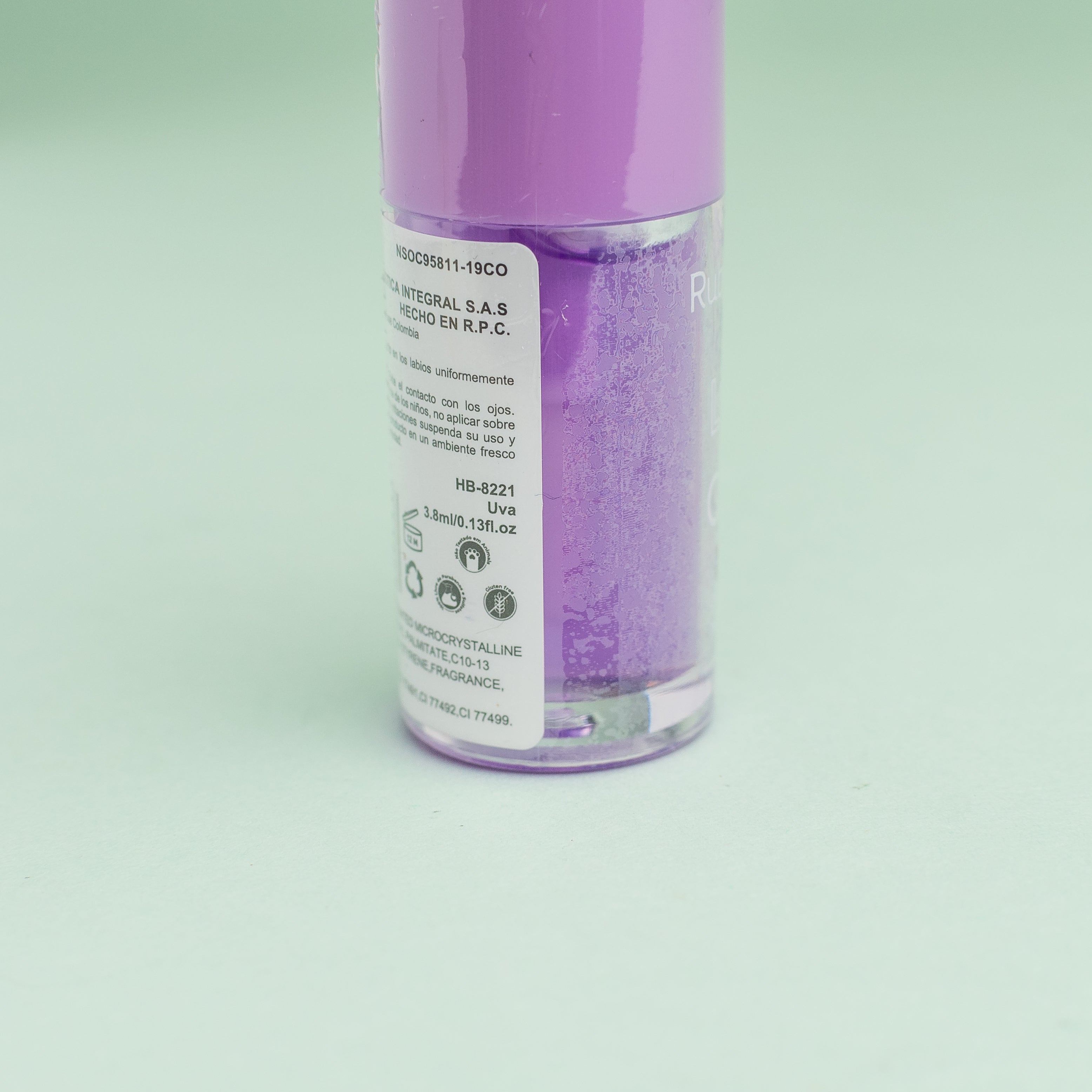 Brillo Labial Ruby Rose Lip Oil Uva 3,8ml