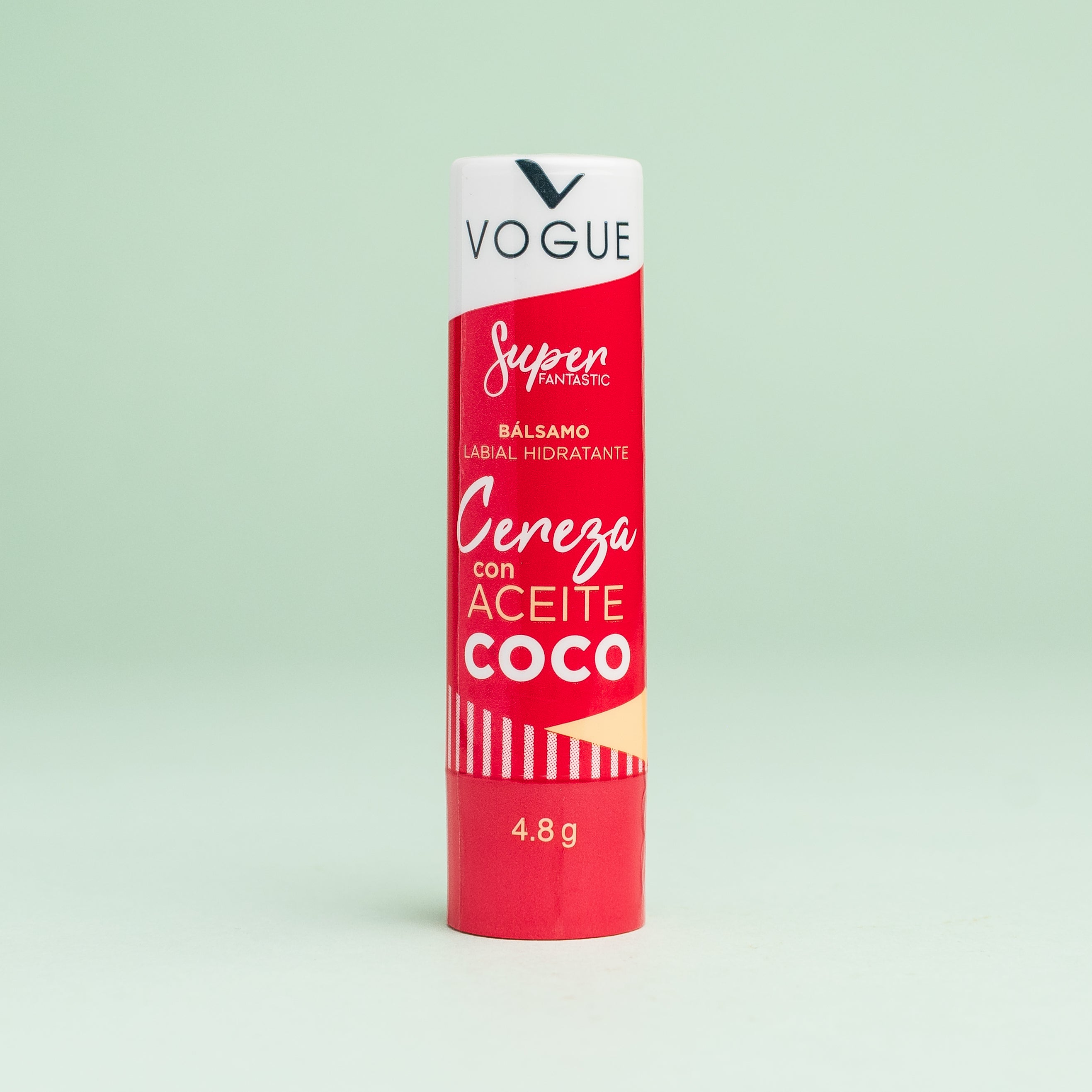 Bálsamo Hidratante Vogue Cereza (con aceite de Coco) 4,8g