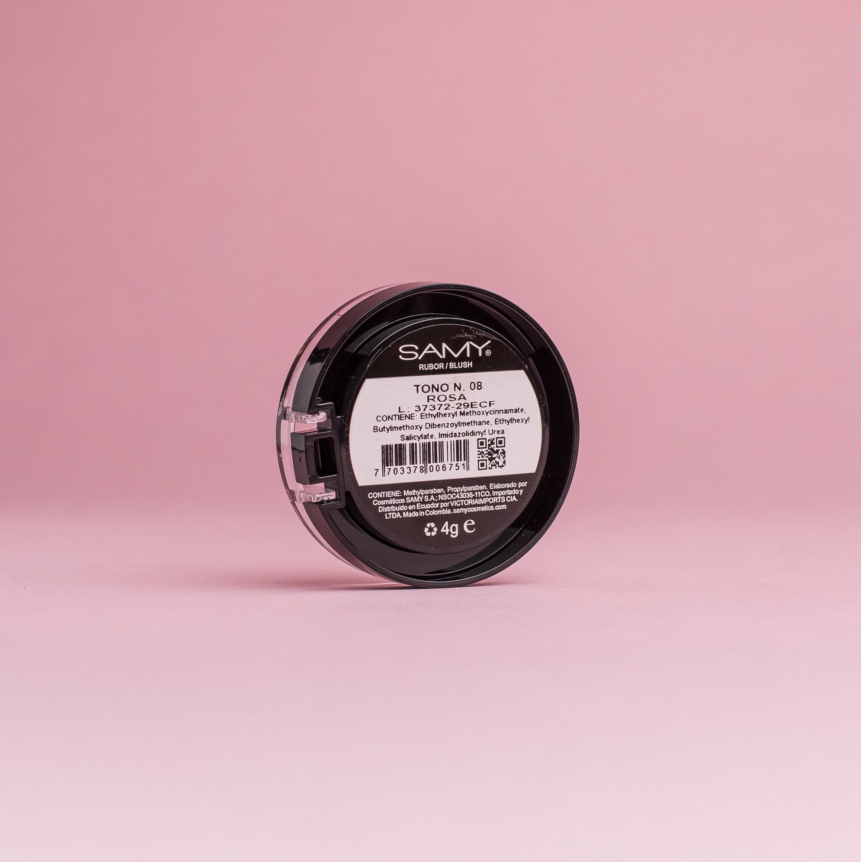 Rubor  Samy	Rosa tono 08	4g