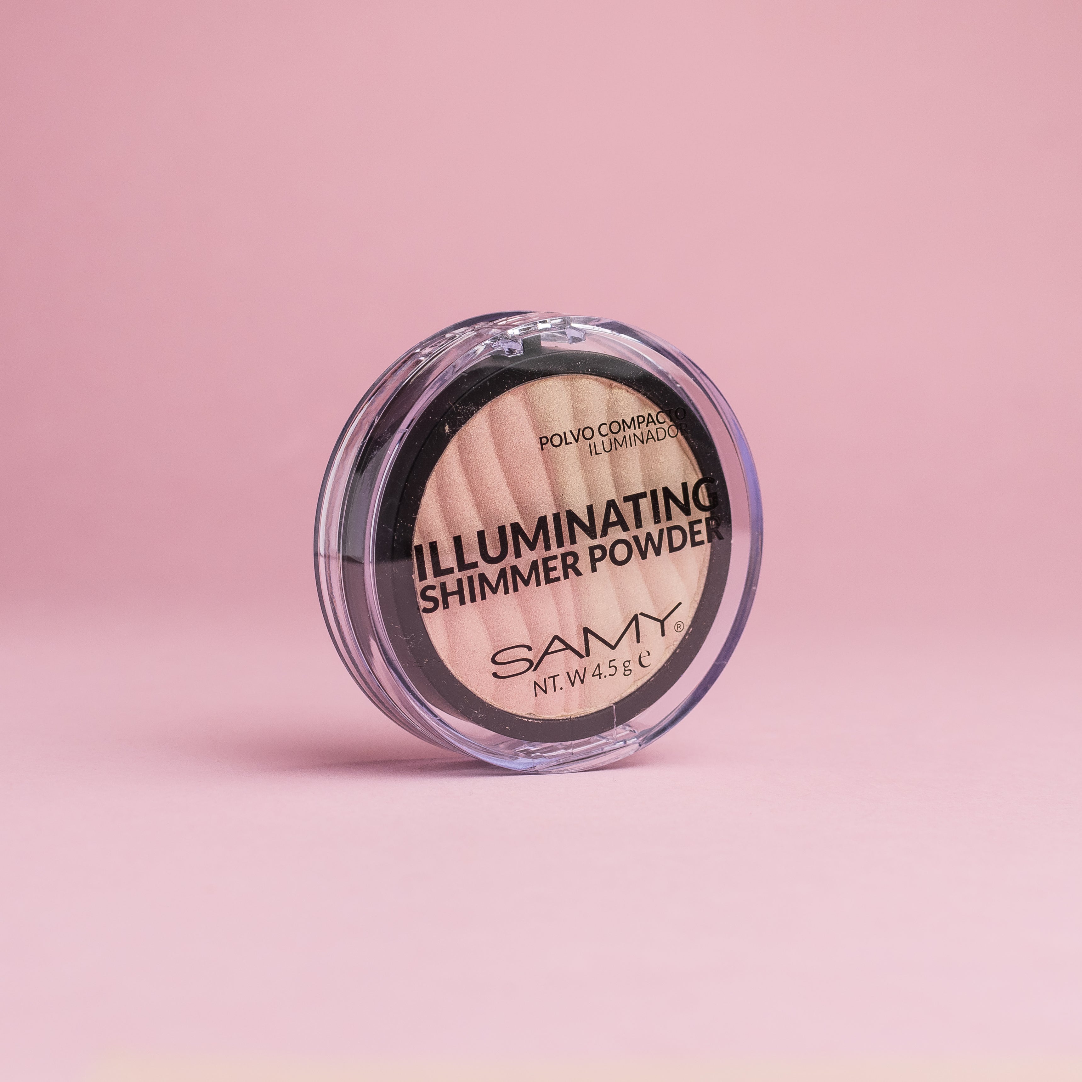 Iluminador en polvo compacto 	Samy  Shimmer Powder Diamond Glow 	4,5g