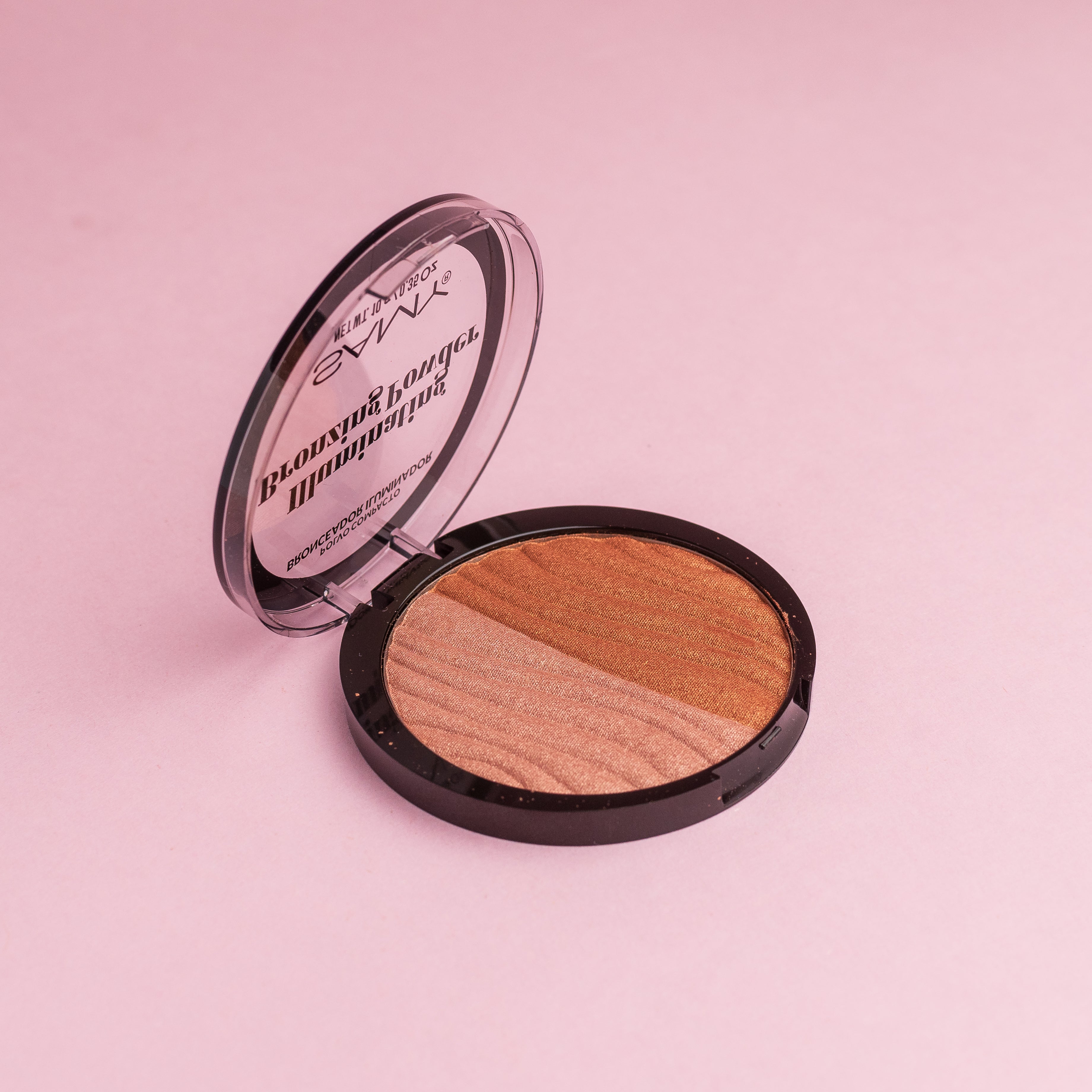 Polvo compacto Iluminador Bronceador  Samy   Bronzing Pearl  Bronze	10g