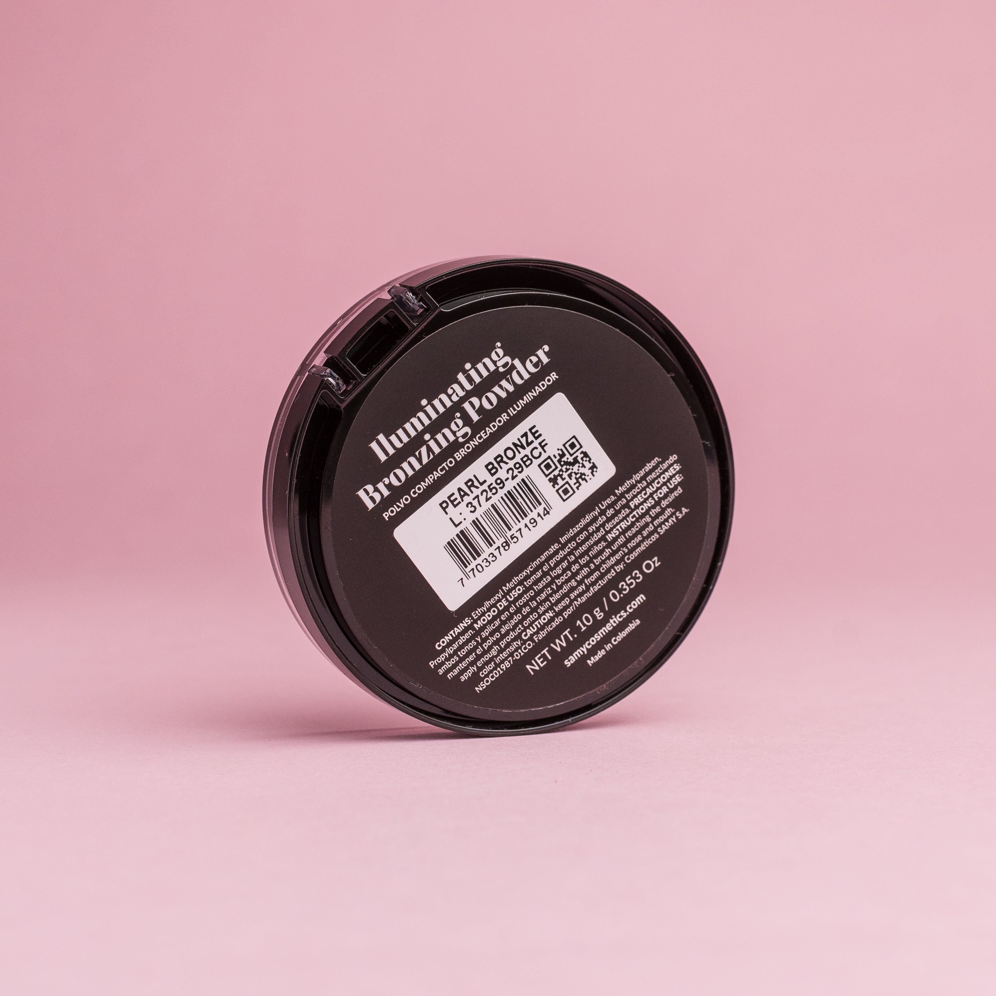 Polvo compacto Iluminador Bronceador  Samy   Bronzing Pearl  Bronze	10g