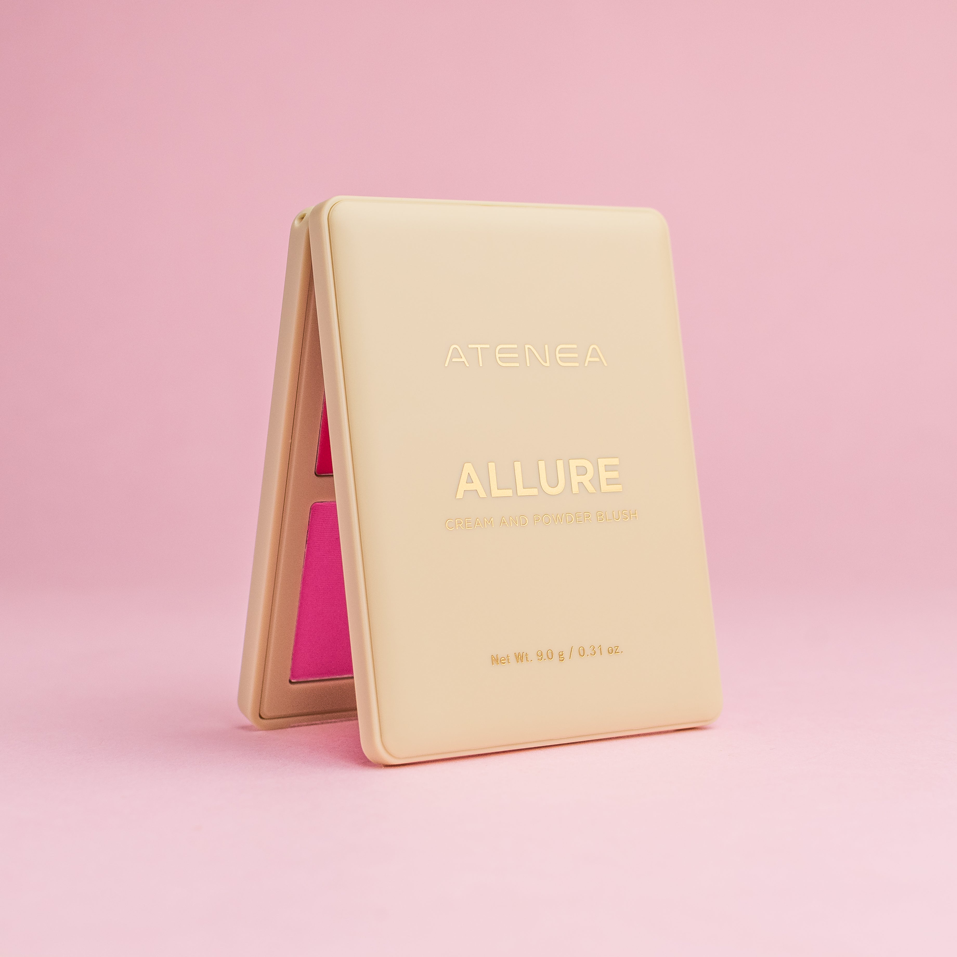 Rubor Duo en crema   Atenea  Allure Pink Crush  9,0g