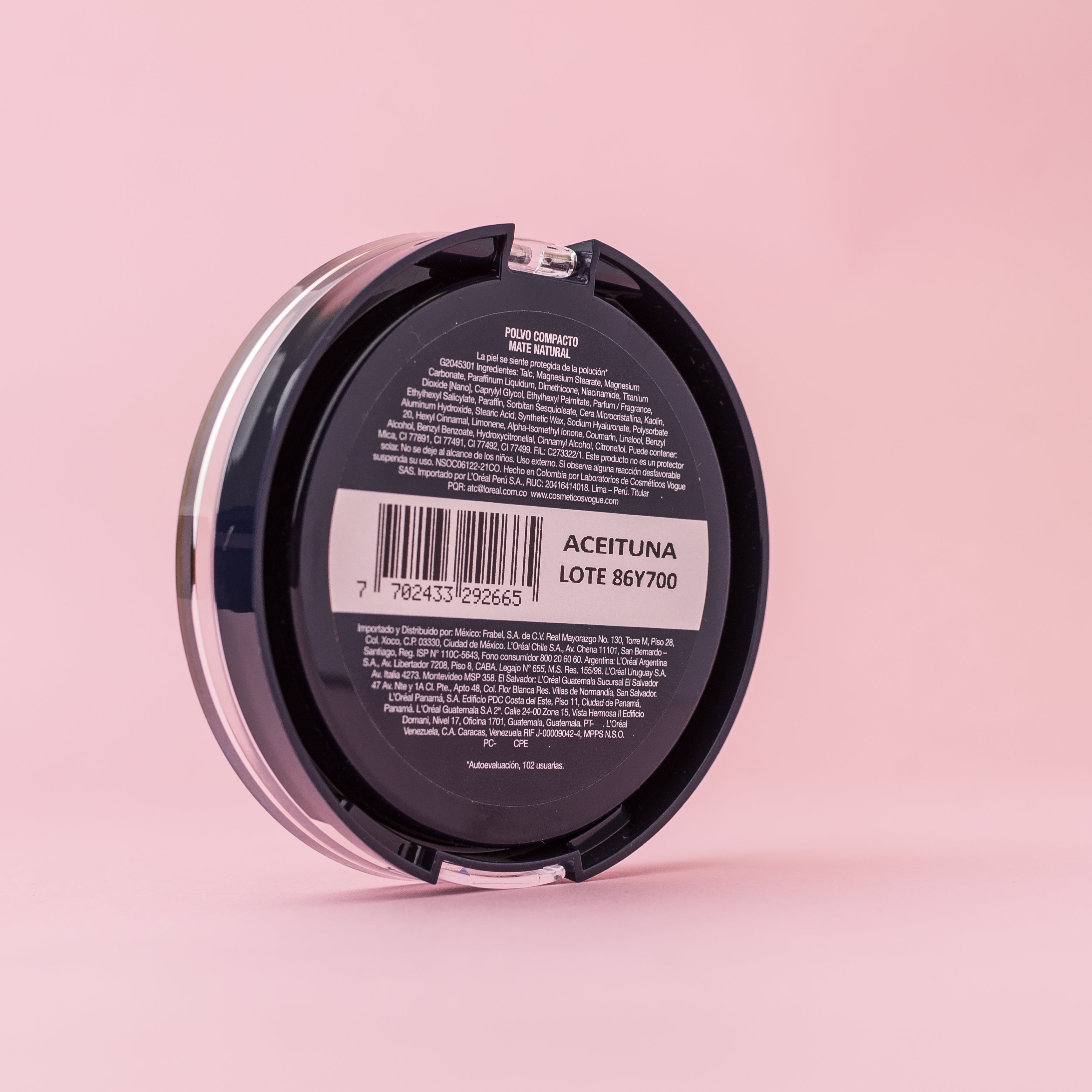Polvo Compacto  Vogue  Natural Aceituna  14g