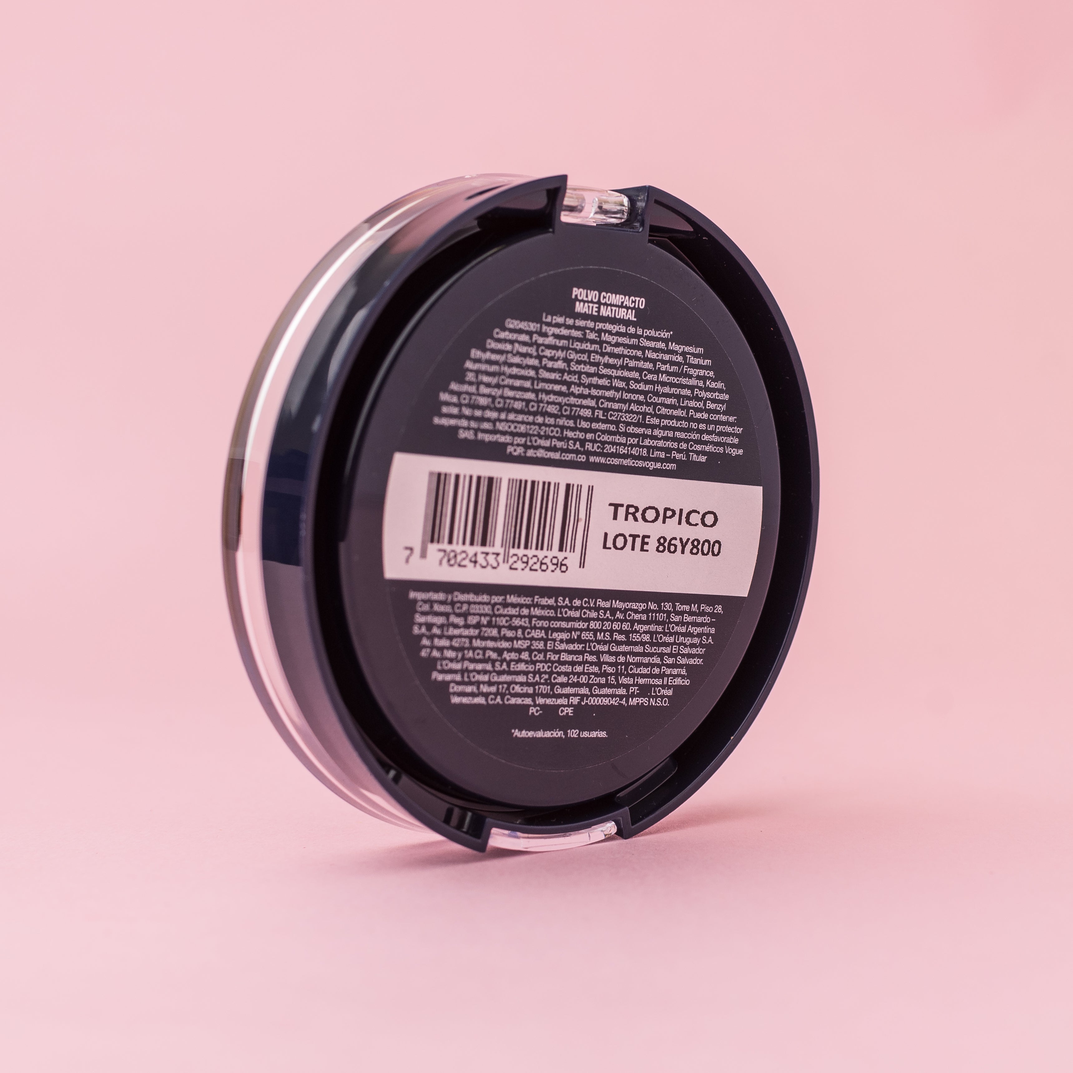Polvo Compacto Vogue  Natural Tropico 	14g