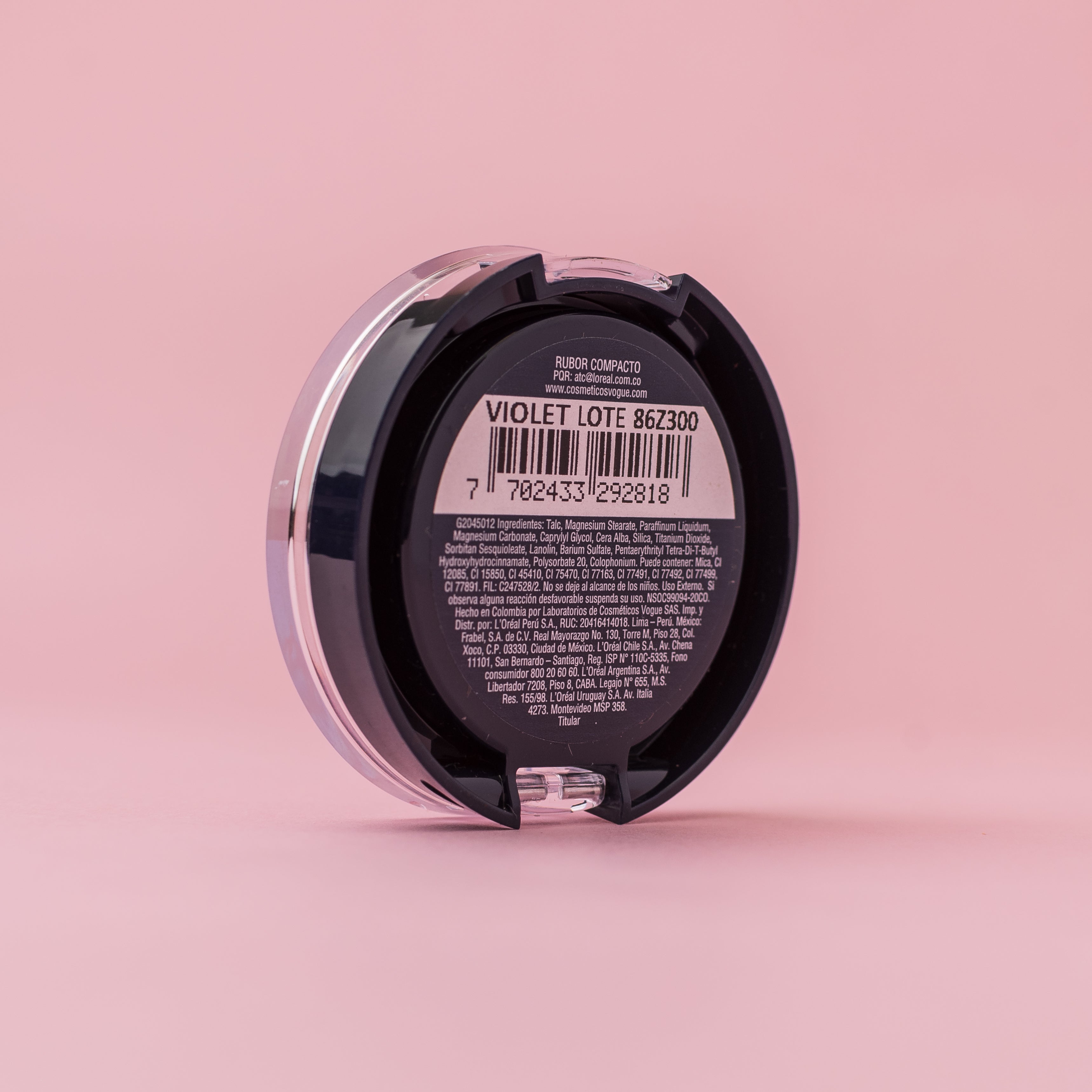 Rubor compacto  Vogue  Violet 86z300 4g