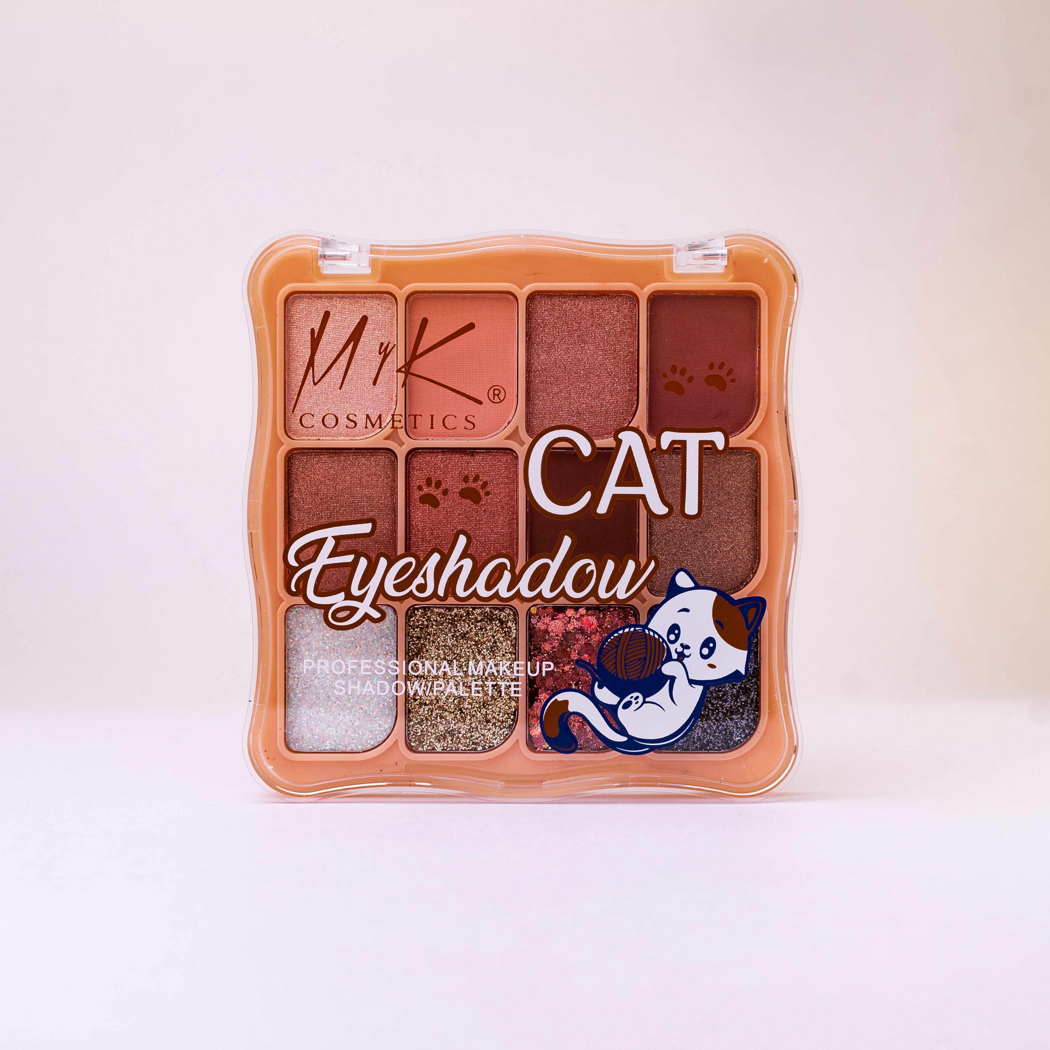 Paleta de Sombra Cat	Myk Cosmetics  Tono 02 15,5g
