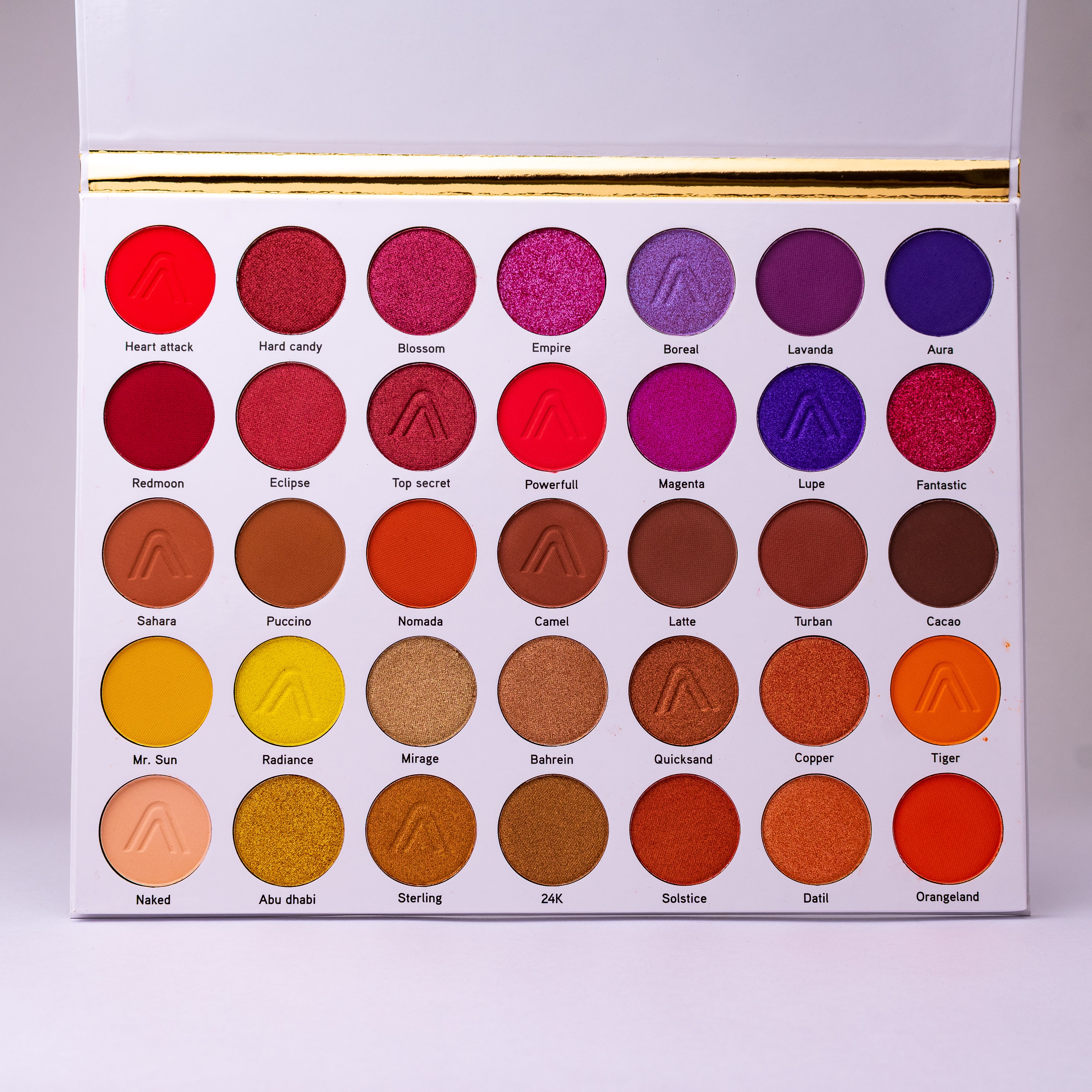 Paleta de Sombras Majestic Atenea  35 Colores 45,5g