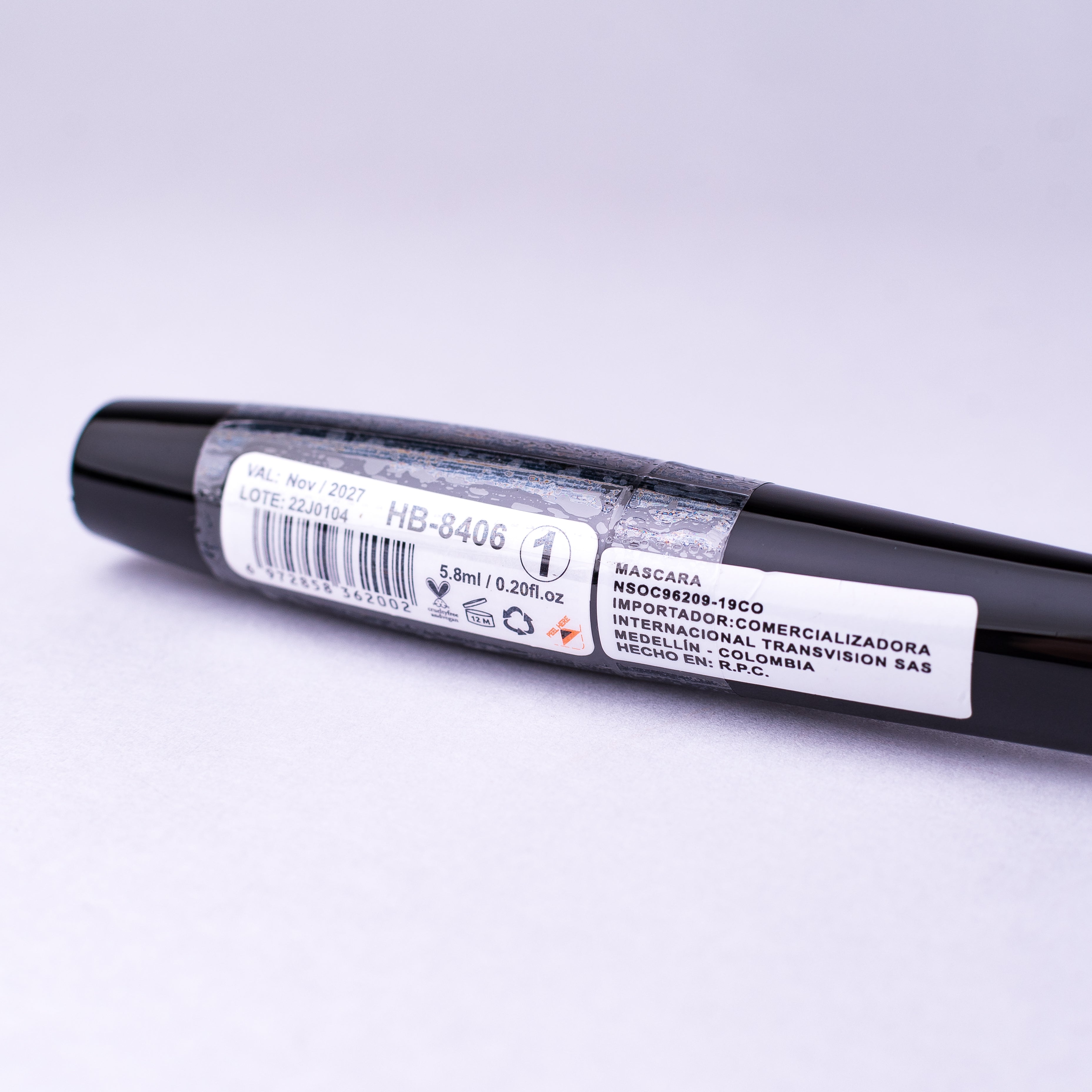 Delineador Liquido Ruby Rose  Preto Negro 5.8ml