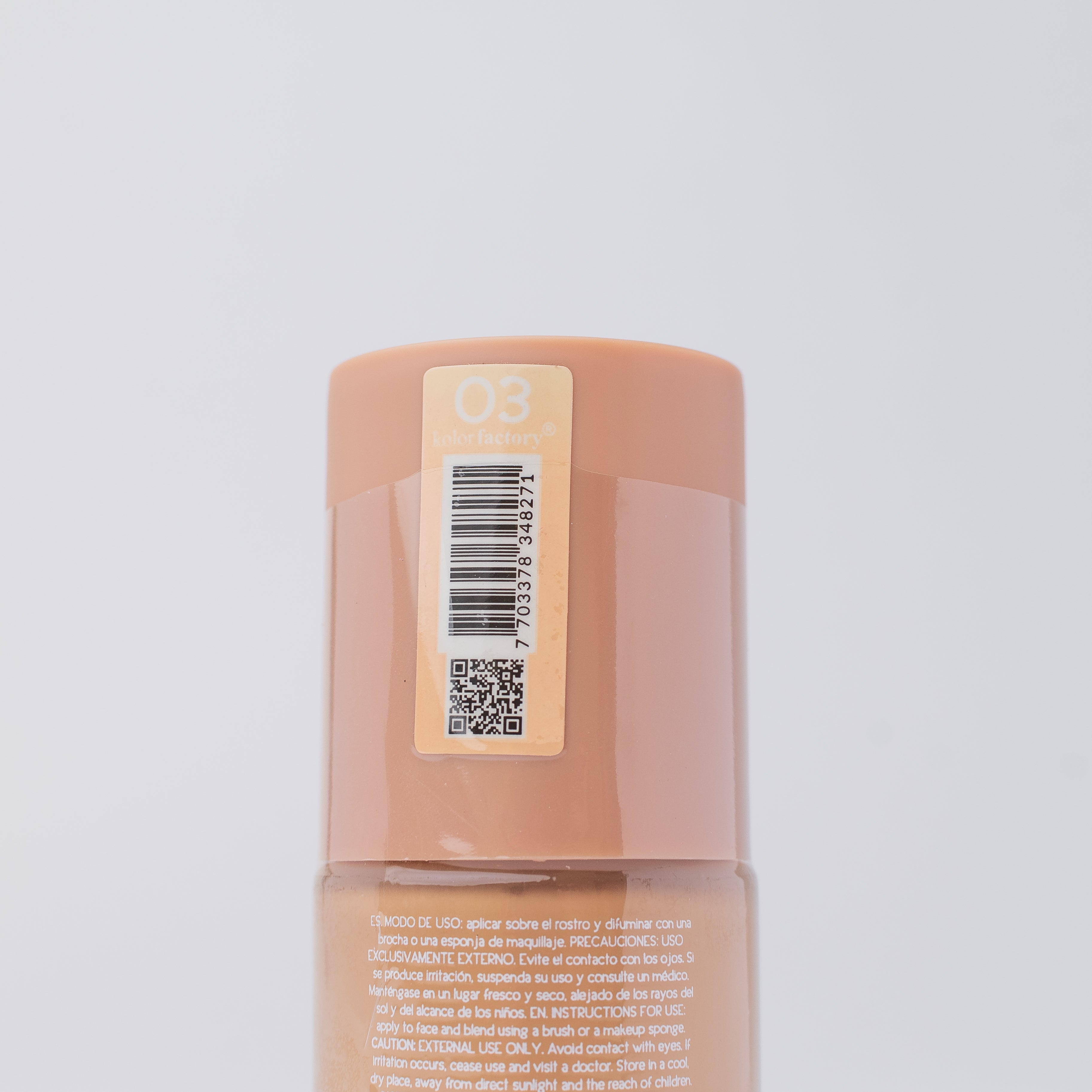 Base Líquida Foundation Tono 03 Kolor Factory