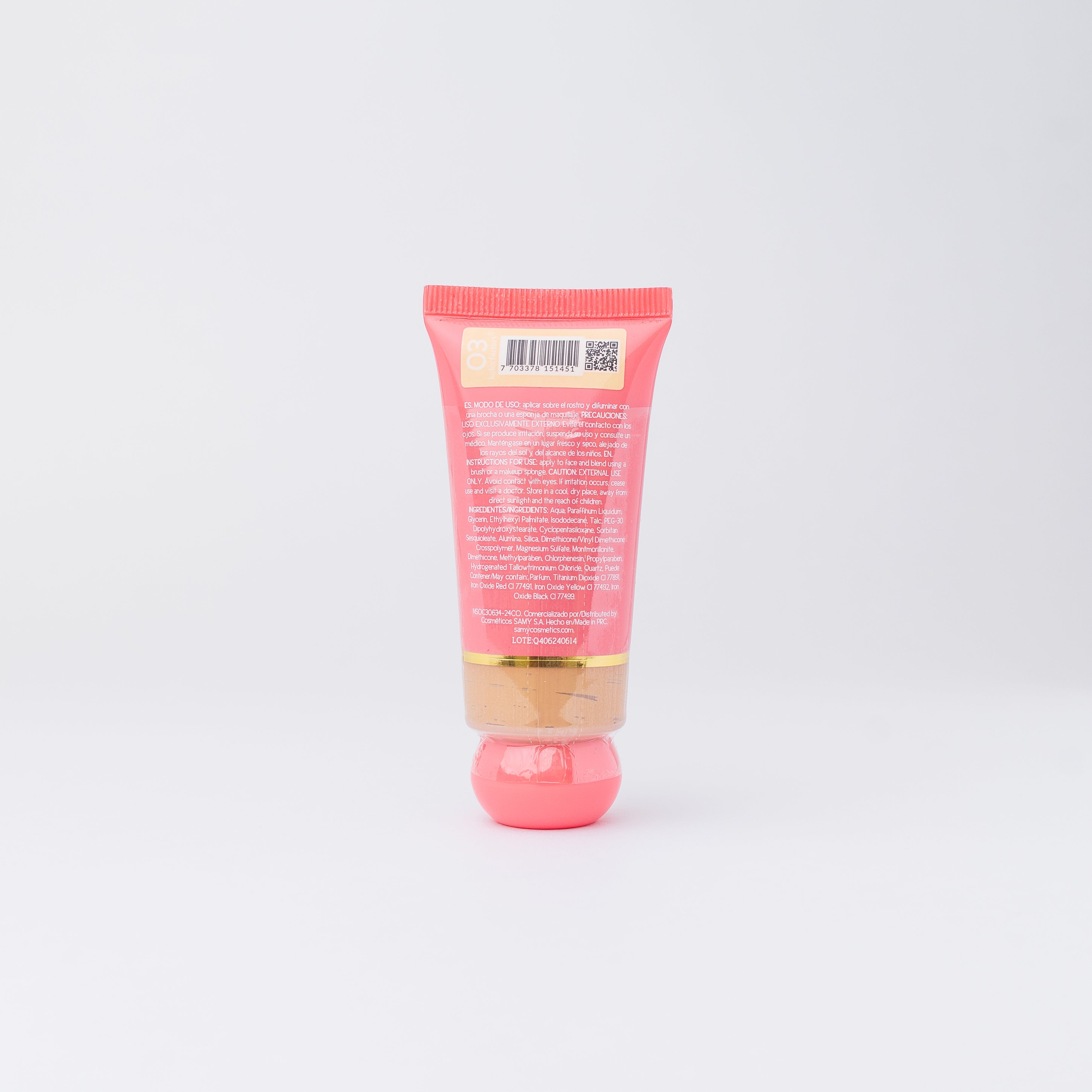 Base Líquida BB Cream Tono 03 Kolor Factory