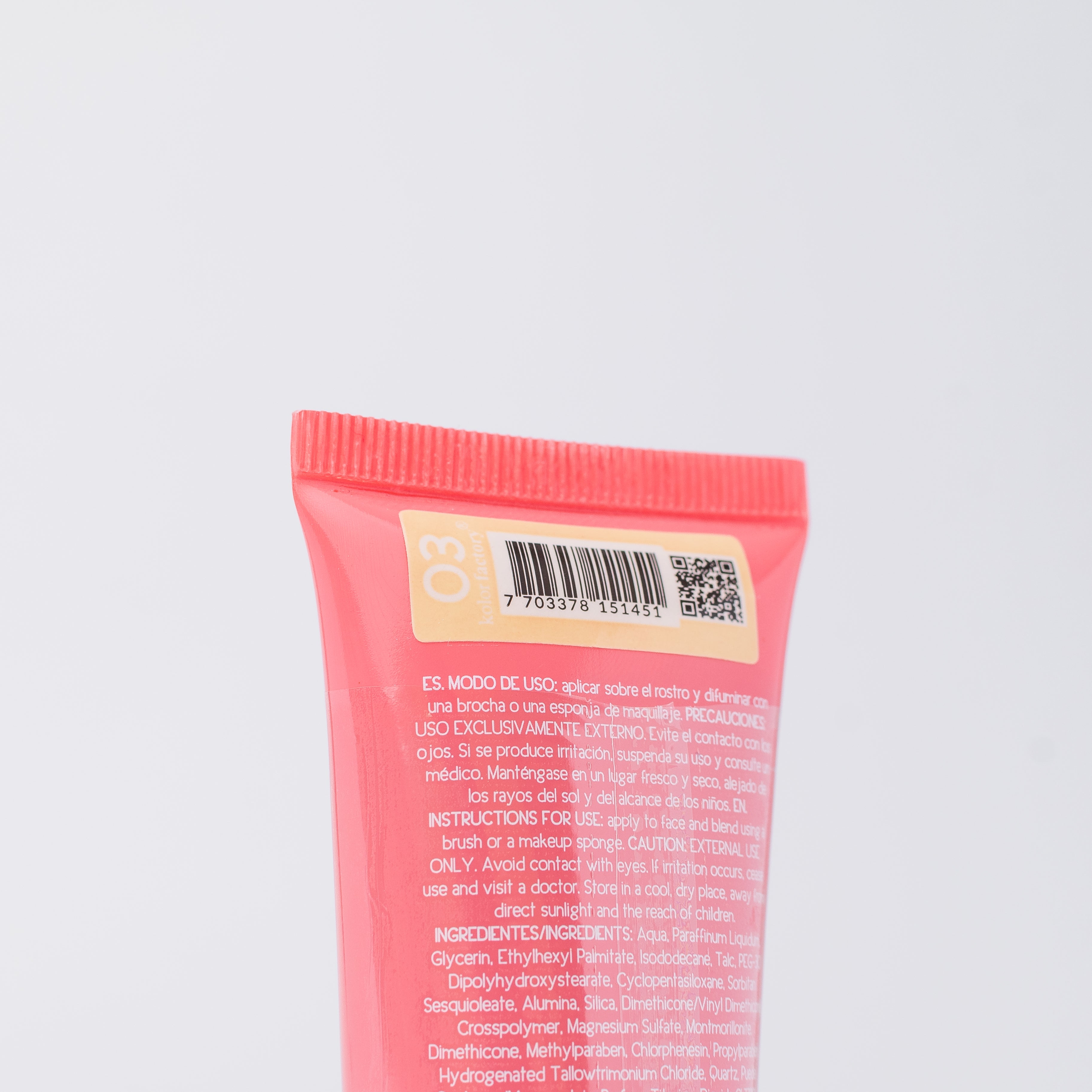 Base Líquida BB Cream Tono 03 Kolor Factory