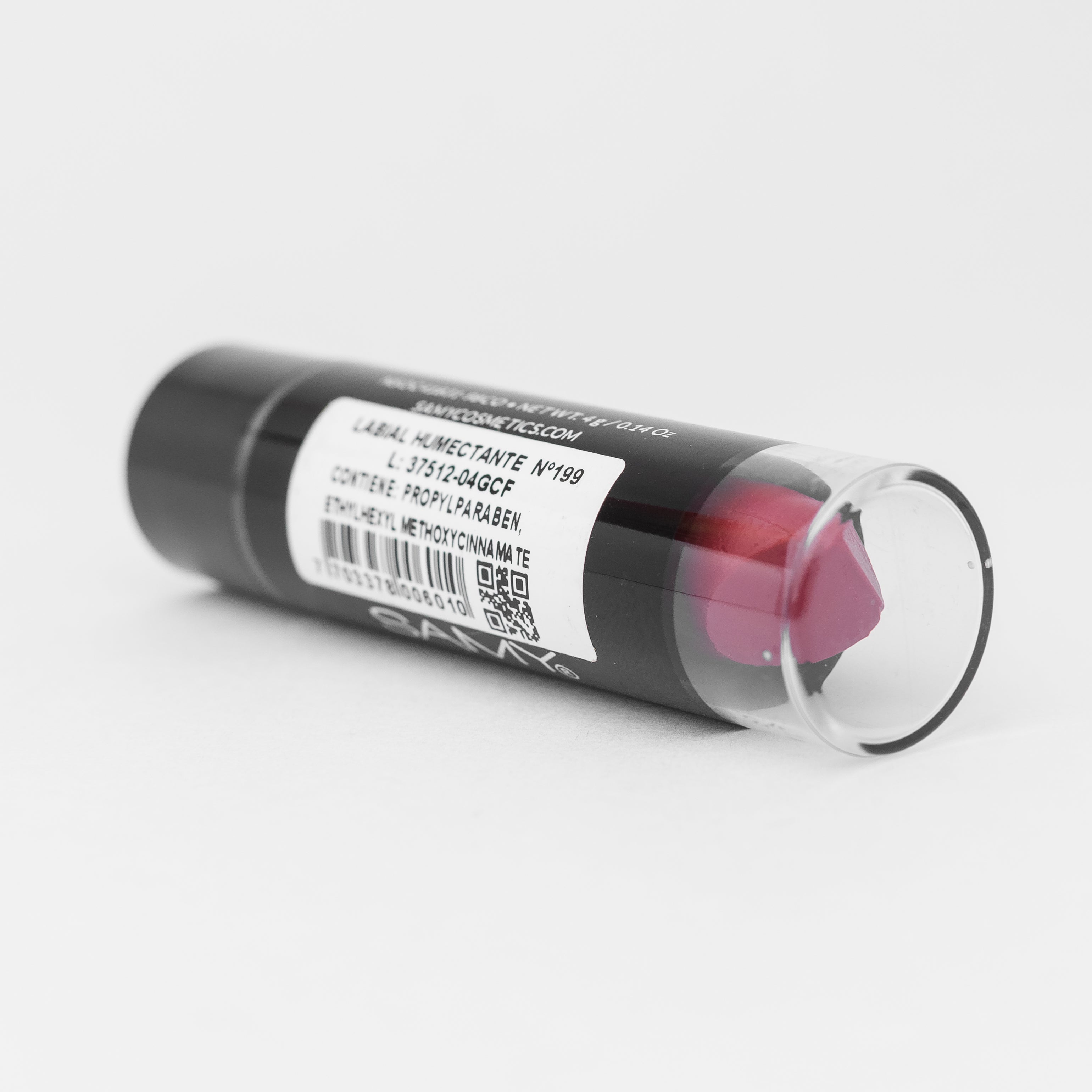 Labial Cremosos Humectante Samy  Moisturizing Lipstick Nº 199 4g